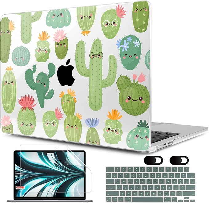 MEEgoodo Case for M4/M3/M2 MacBook Air 13.6 inch Case 2025 2024 2022, Fit Model by MEEgoodo