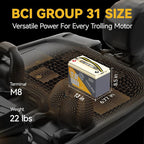 Power Queen 12.8V 100Ah Low-Temp LiFePO4 Battery - Image 2