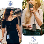 CACOE Cell Phone Lanyard 2 Pcs-1 Pcs Adjustable Neck Strap, Universal Crossbody - Image 9