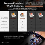TECWARE Phantom+ 87 Key Mechanical Gaming Keyboard, RGB led, TKL 75% Keyboard - Image 3