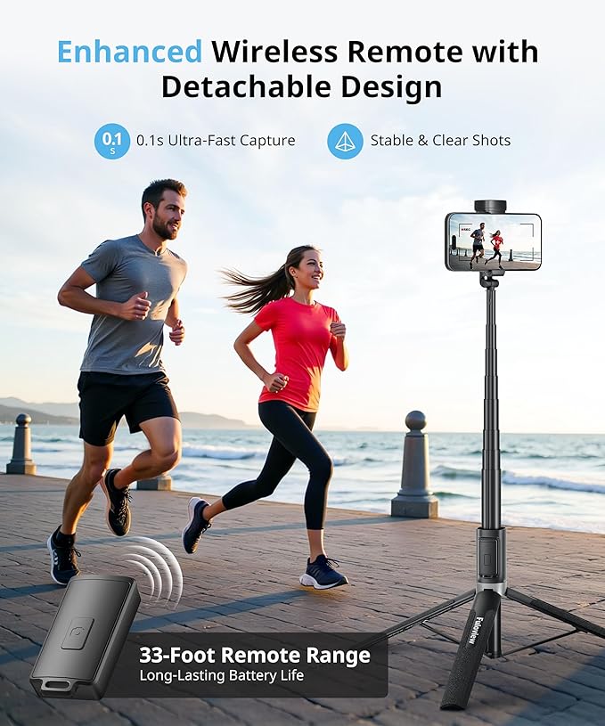 72'' Selfie Stick Tripod, Tripod - Image 3