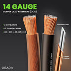 GearIT 14 Gauge 2 x 2.5mm Speaker Wire Cca Cca Cable - Image 3