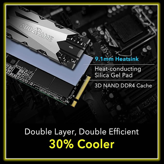 Addlink A95 2TB M.2 SSD Gaming PC Storage Expansion - Image 7