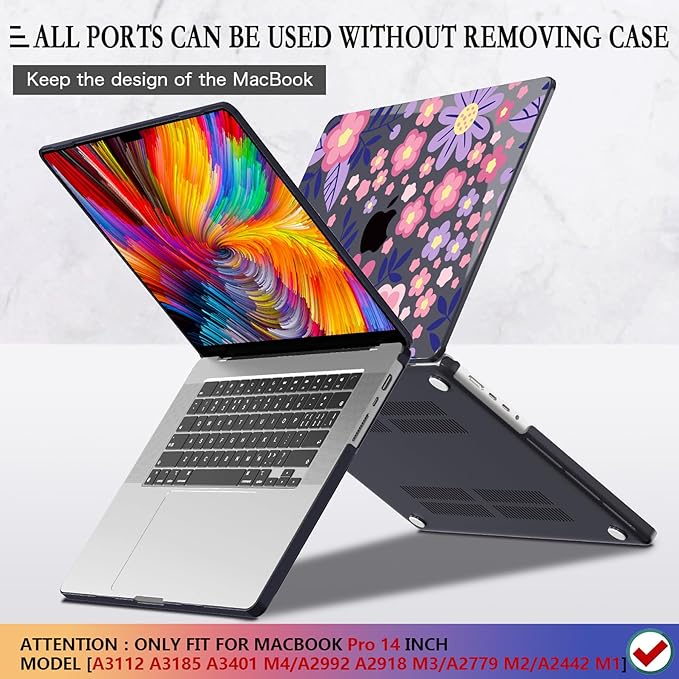 CISSOOK Compatible with MacBook Pro 14 inch 2025 2024-2021 Release M4 M3 M2 M1 - Image 4