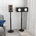 Universal Floor Speaker Stands Pair, Surround Sound Bookshelf Speaker Stands - Image 7