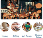 Gaming Desk Pad Large Extra Length Tokyo Japan Mouse Pad Keyboard Laptop - Image 5