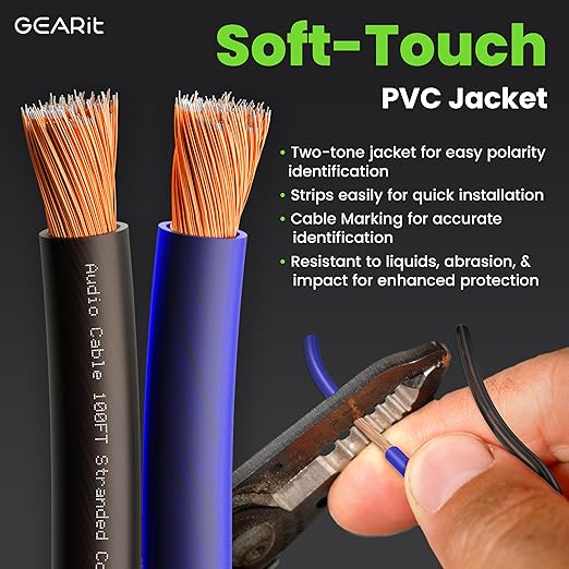 GEARit Speaker Wire 14 Gauge, Speaker Cable 100ft - Image 2