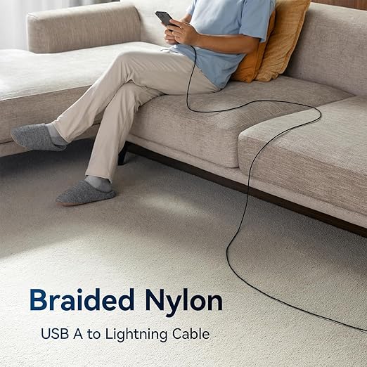 3 Pack iPhone Charger 10FT Long USB to Lightning Cable Fast Charging Cord - Image 8