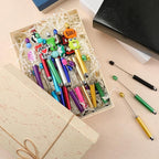 Qilery 30 Pcs Beaded Pens with Stylus Tips Plastic Beaded DIY Stylus 2-in-1 - Image 7