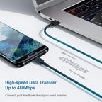 Type C Charger Fast Charging, 2 Pack USB C Android Phone Wall Charger Block & - Image 3