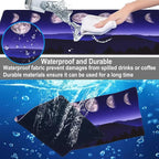 Mouse Pad, Large Moon Phases and Mountain Forest Desk Mat, Extended Non-Slip - Image 4