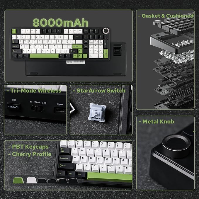 EPOMAKER X Aula F99 PRO Wireless Gaming Keyboard - Image 2