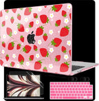 MEEgoodo Case for MacBook Air M4/M3/M2 13.6 inch 2025 2024 2022, Fit Model by MEEgoodo