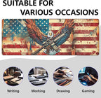 Patriotic Eagle Large Mouse Pad, Gaming Mouse Pad, Keyboard Mat, Non-Slip - Image 2