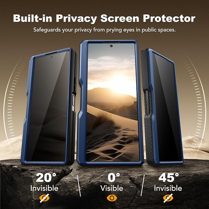 TONGATE for Z Fold 6 Case, Full-Body Military Drop Phone Case for Samsung - Image 2