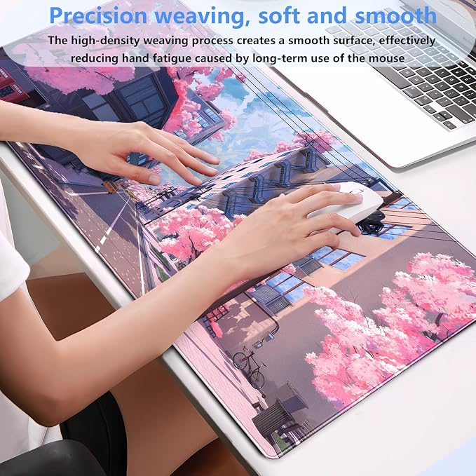 Japanese Cherry Blossom Mouse Pad - Image 4