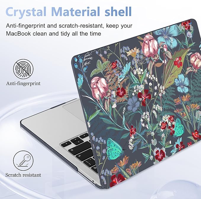 Case for MacBook Pro 13 inch with/Without Touch Bar, Hard Shell + Keyboard - Image 6
