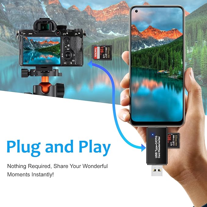 SD Card Reader for Android Photography Accessory Memory Card Reader - Image 3
