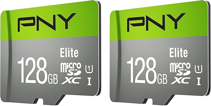 PNY 128GB & 32GB Elite Class 10 U1 microSDXC & microSDHC Card 2-Pack & 5-Pack - Image 3