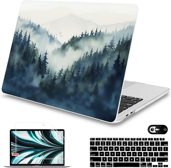 Mektron for MacBook Air 13 Case A1466/A1369, Snap-on Plastic Hard Shell Cover by Mektron