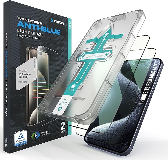 Deppa |2 Pack| Anti-Blue Light Screen Protector by Deppa