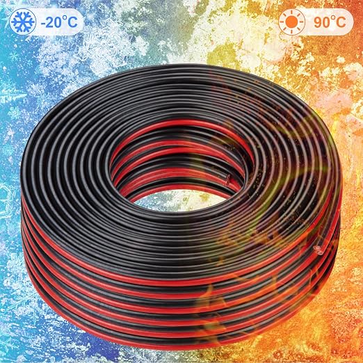 12 Gauge Wire 100FT Tinned Copper Wire-2 Conductor Parallel Wire Insulated - Image 7