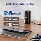 TenTrend Power Strip Tower Surge Protector, 115W Fast Charging Station - Image 3