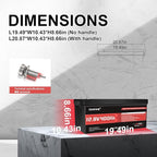 12V 400Ah LiFePO4 Battery 5120Wh Rechargeable Lithium Iron Phosphate Battery - Image 2
