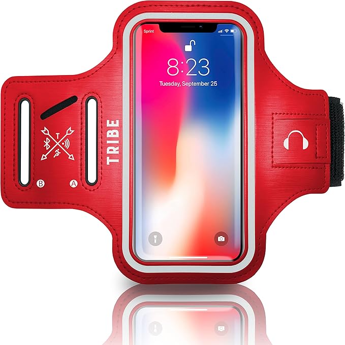 TRIBE Water Resistant Cell Phone Armband Case Running Holder by Tribe