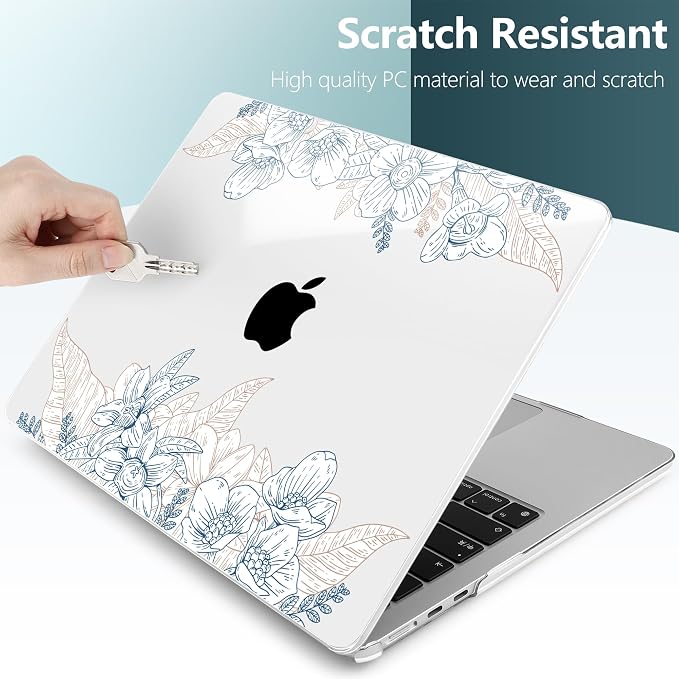 TWOLSKOO Compatible with M4 MacBook Air 13.6 inch Case 2025-2022 Release M4 - Image 4