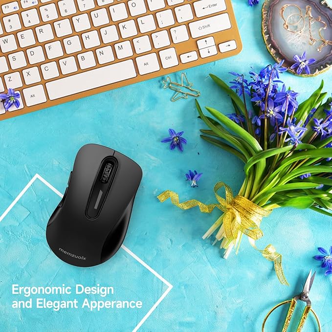 memzuoix 2.4G Wireless Mouse, 1400 DPI Computer Mice - Image 7