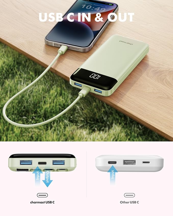 Charmast Portable Charger with Built in Cables, Power Bank with Cords Wires - Image 8