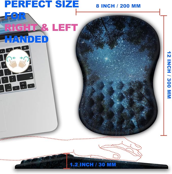 Mouse Pad Wrist Support, Ergonomic Mouse Pad - Image 4
