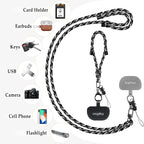 Universal Phone Lanyard with Wrist Strap, Adjustable Crossbody Cell Phone - Image 6