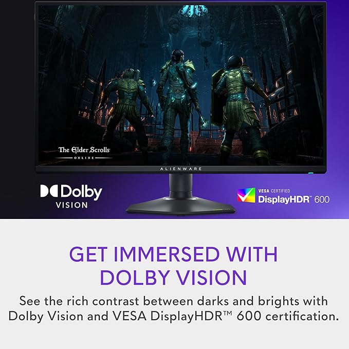 Alienware 27 4K Dual-Resolution Gaming Monitor - Image 3