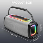 Bluetooth Speaker 60W, 36H Playtime BT5.4 Portable Wireless Speaker - Image 7