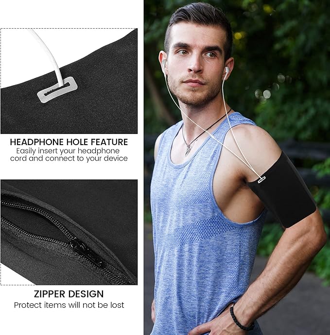 Outus 3 Pieces Phone Armband Running Armband Cell Phone Sleeve - Image 3