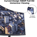 KOORUI 27 Inch Curved Monitor FHD 1080P 75Hz Computer Monitors PC Screen - Image 6