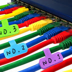 80 Pieces Self-Adhesive Cable Labels Multi-Color Cord Wire Labels, Nylon - Image 6