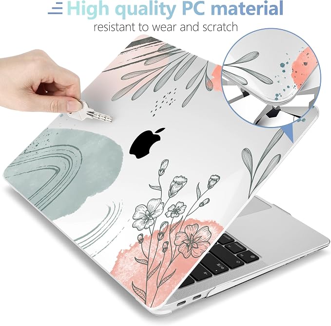 MEEgoodo for MacBook Air 13.3 inch Case 2021 2020 2019 2018 A2337 M1 A2179 A1932 - Image 3