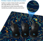 Abstract Starry Sky Swirl Gaming Desk Mat - Image 3