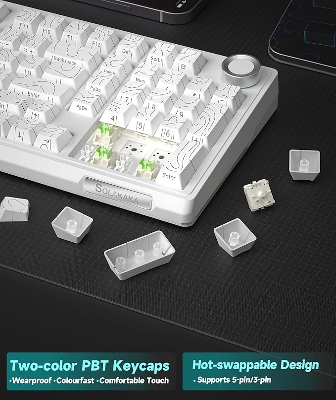 KI99 Pro 96% Wireless Mechanical Keyboard, RGB Gaming Keyboard, Hot-Swappable - Image 4