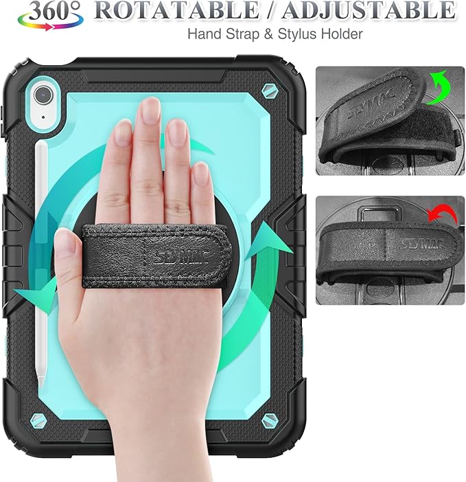 SEYMAC stock Case for iPad 11th/10th Generation 11''/10.9'' 2025/2022, - Image 2