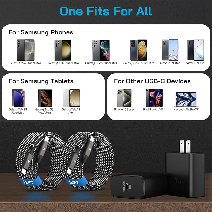 45W Super Fast Charger USB C, 45 Watt Type-C Android Phone Charger Fast - Image 4