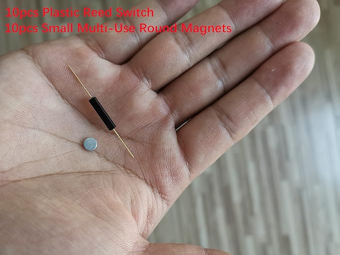 10pcs Plastic Reed Switch Reed Contact Normally Open Magnetic Induction Switch - Image 4