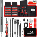STREBITO Electric Screwdriver, 144-in-1 Precision Screwdriver Set, 120 Magnetic by STREBITO