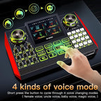 Audio mixer, suitable for live streaming, and gaming on computer/phone; - Image 6