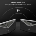 BUGANI Bluetooth Speaker Loud 160W, Waterproof Large Bluetooth Speaker - Image 6