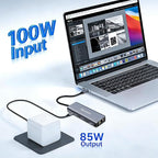 USB C Docking Station 8 in 1 USB C to hdmi Adapter 4K30Hz 1Gbps Ethernet Hub - Image 4