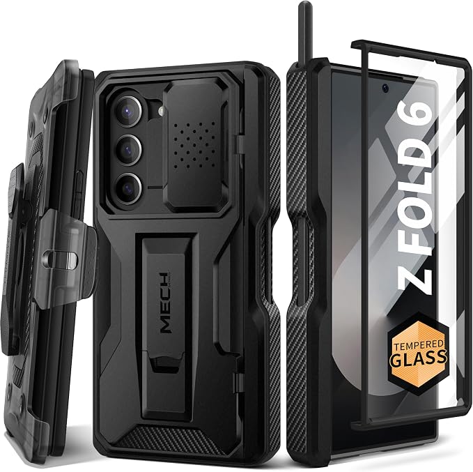 TONGATE for Z Fold 6 Case, Full-Body Military Drop Phone Case for Samsung by TONGATE
